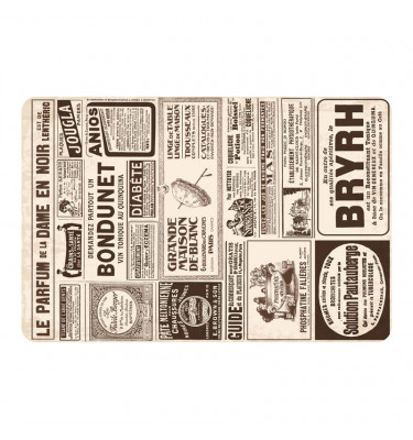 Elastyczne ochronne maty pod fotel 120x180cm - gr. 22mm  wzór 002 - STRONA GAZETY 