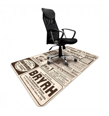 Elastyczne ochronne maty pod fotel 120x180cm - gr. 22mm  wzór 002 - STRONA GAZETY 