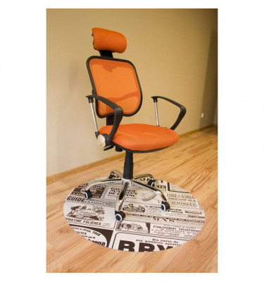 Elastyczna mata ochronna 100cm gr. 22mm z grafiką 002  - STRONA GAZETY