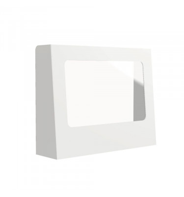 Stojąca osłona na biurko nauczyciela na ławkę ucznia 95x75cm z taśmą mocującą kolor biały