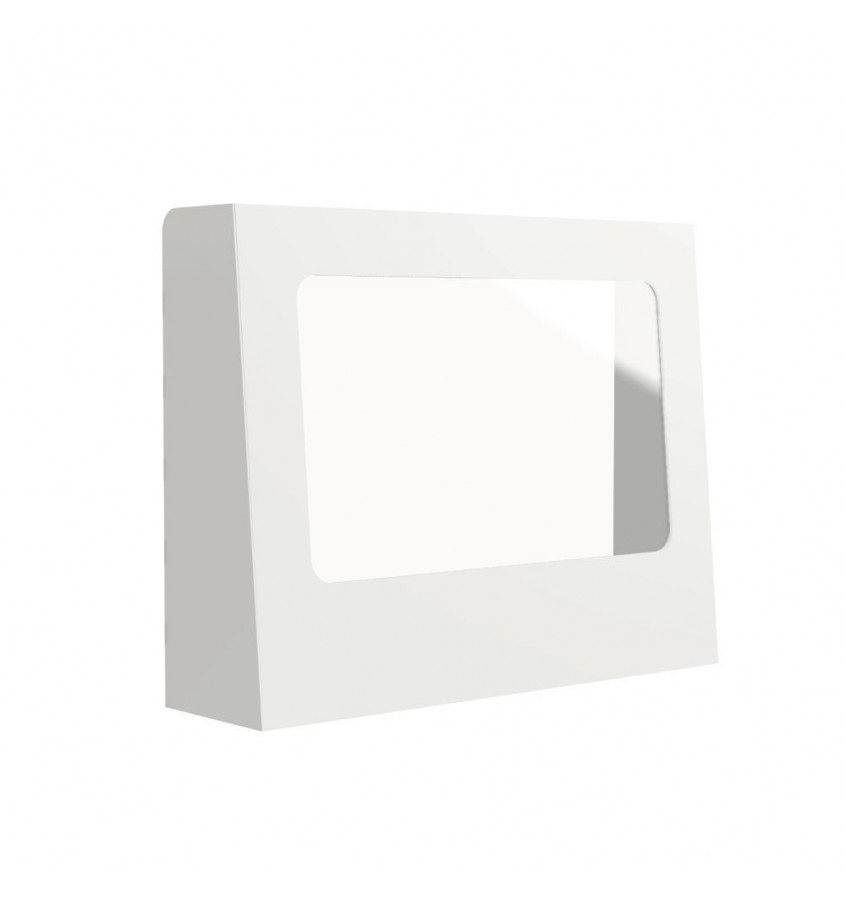 Stojąca osłona na biurko nauczyciela na ławkę ucznia 95x75cm z taśmą mocującą kolor biały