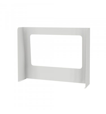 Stojąca osłona na biurko nauczyciela na ławkę ucznia 95x75cm z taśmą mocującą kolor biały