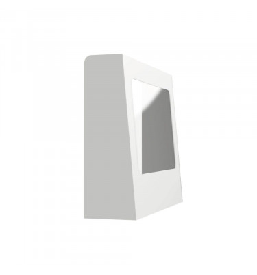 Stojąca osłona na biurko nauczyciela na ławkę ucznia 95x75cm z taśmą mocującą kolor biały