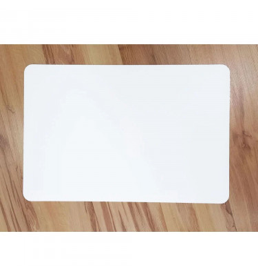Antypoślizgowa elastyczna podkładka na biurko lub stół - DESKPAD 60x40 cm biała