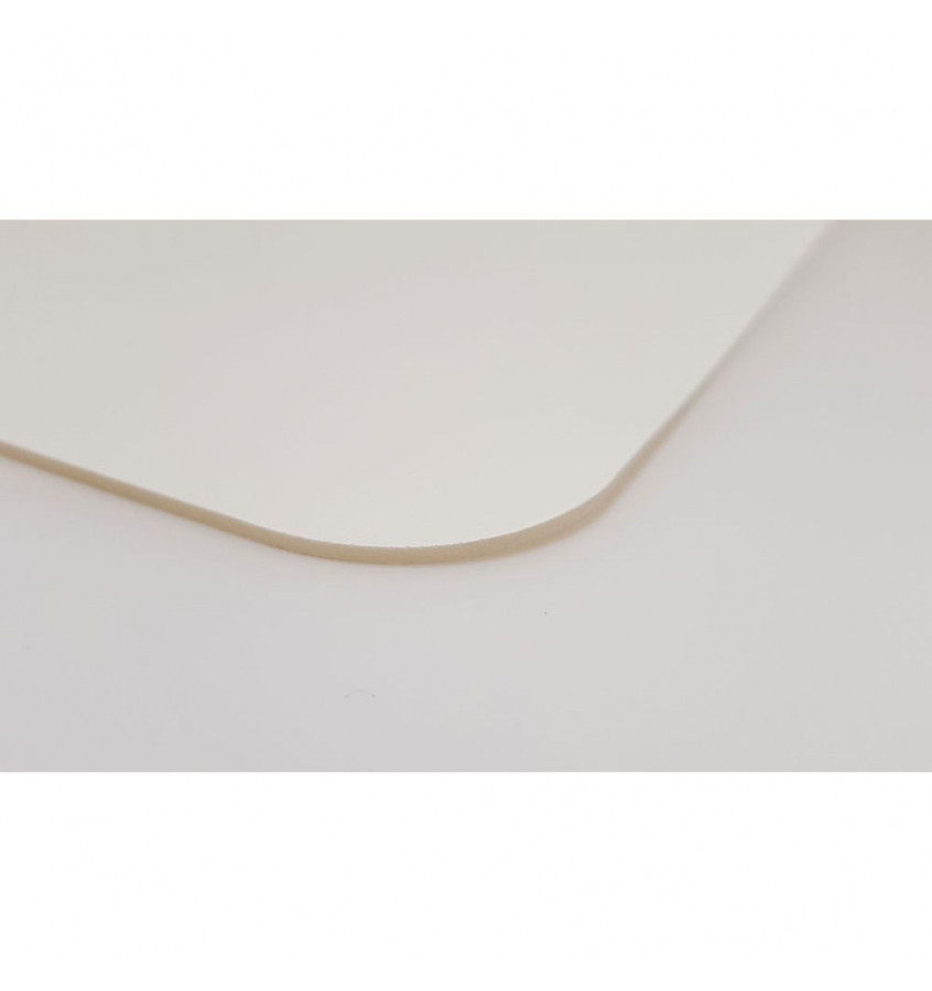 Antypoślizgowa elastyczna podkładka na biurko lub stół - DESKPAD 60x40 cm biała