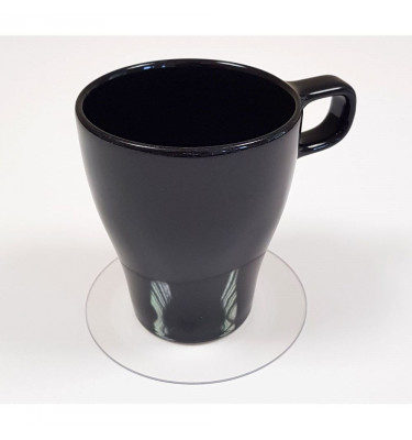 Podkładka pod kubek bezbarwna przezroczysta okrągła 10cm