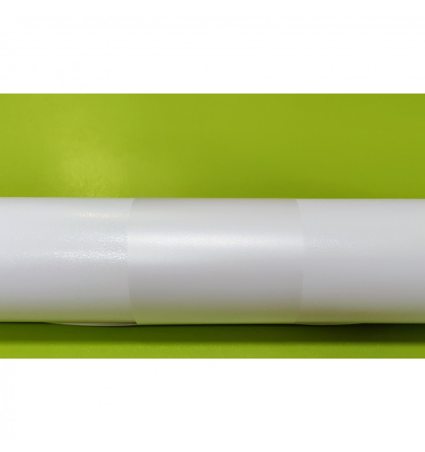 Naklejana mata ochronna podkładka pod krzesło okrągła 100cm - BIAŁA