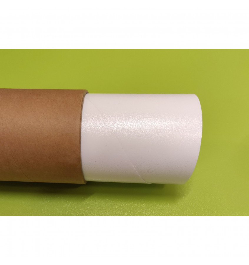 Naklejana mata ochronna podkładka pod krzesło okrągła 100cm - BIAŁA