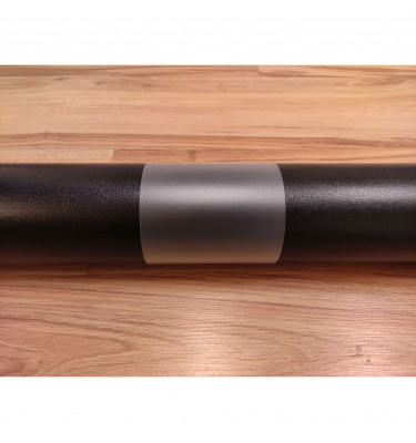 Naklejana mata ochronna podkładka pod krzesło okrągła 100cm - CZARNA