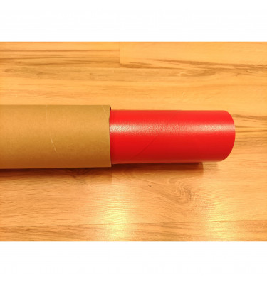 Przyklejana podkładka 100cm mata ochronna okrągła - CZERWONA