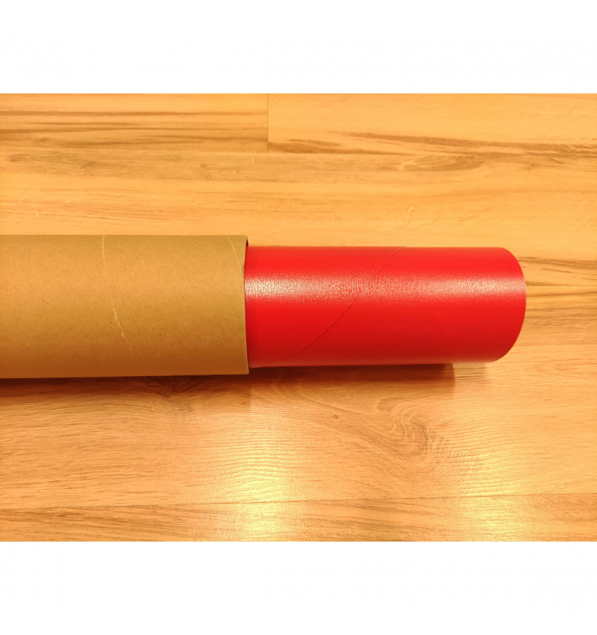 Przyklejana podkładka 100cm mata ochronna okrągła - CZERWONA