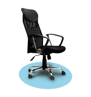 Naklejana mata 100cm okrągła 100cm - Niebieska