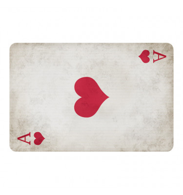 Miękka antypoślizgowa podkładka mata na biurko lub stół deskpad 45x30cm wzór 003 - KARTA AS