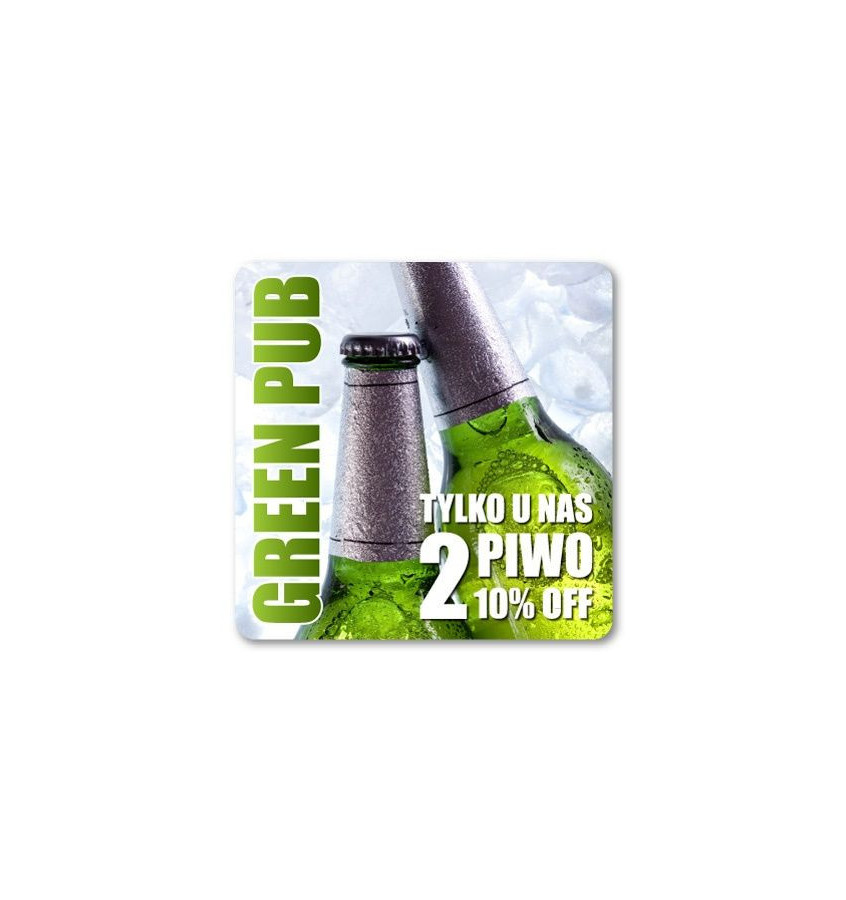 Podkładki pod piwo tzw wafle pod kubek - Z DOWOLNĄ GRAFIKĄ