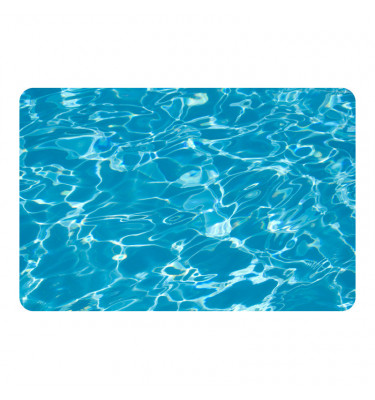 Mata na biurko podkładka na stół 45x30cm z antypoślizgowym spodem wzór 008 - WODA