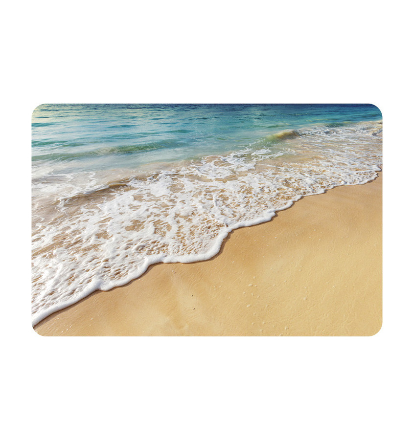 Antypoślizgowa mata na biurko podkładka na stół 45x30cm wzór 012 - MORZE
