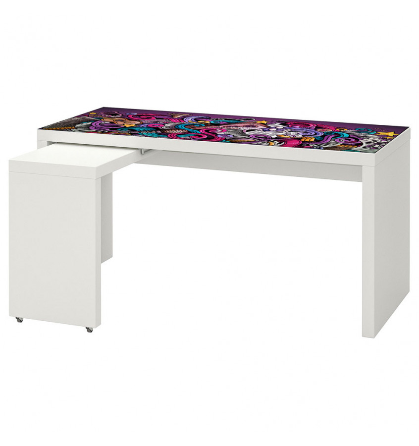 Mata 151x65cm na biurko MALM z IKEA 151x65cm