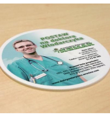 Podkładki pod piwo tzw wafle pod kubek - Z DOWOLNĄ GRAFIKĄ