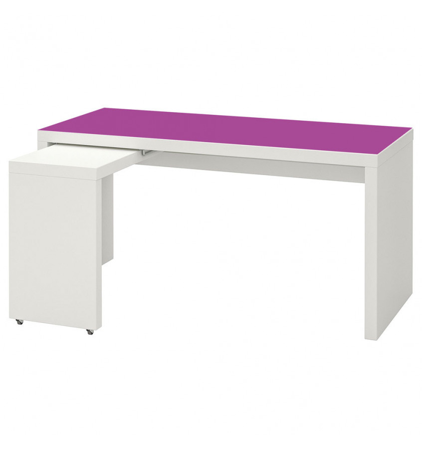 Podkładka na biurko MALM z IKEA 151x65cm - Fioletowa