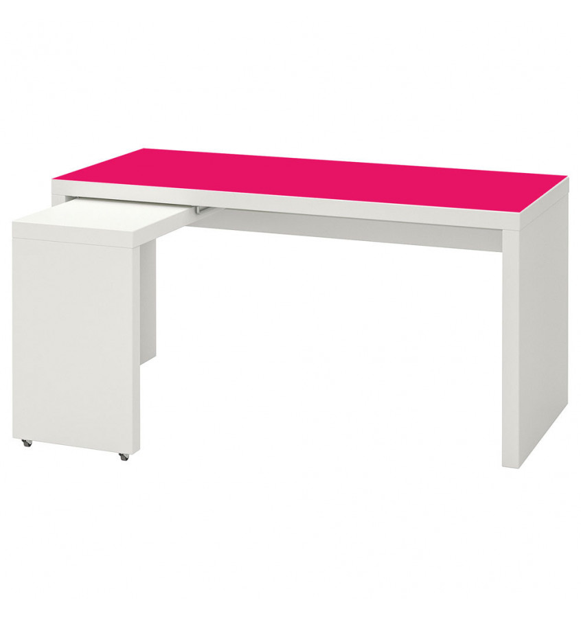Podkładka na biurko MALM z IKEA 151x65cm - MAGENTA róż