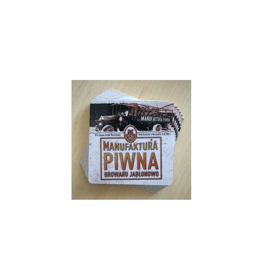 Podkładki pod piwo tzw wafle pod kubek - Z DOWOLNĄ GRAFIKĄ