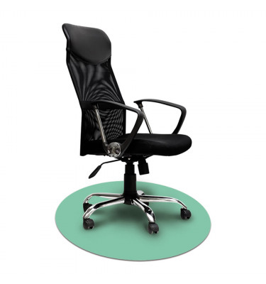 Elastyczna mata 100cm pod krzesło biurowe gr. 22mm - MIĘTOWA