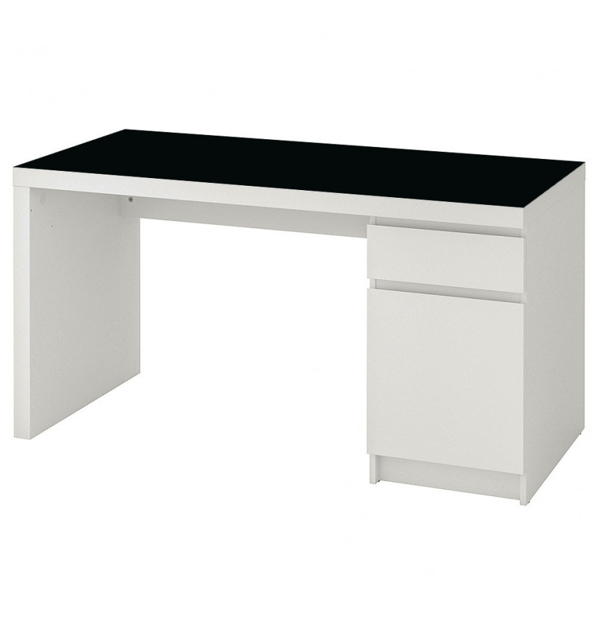 Podkładka 140x65cm na biurko MALM z IKEA elastyczna mata ochronna - CZARNA