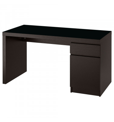 Podkładka 140x65cm na biurko MALM z IKEA elastyczna mata ochronna - CZARNA