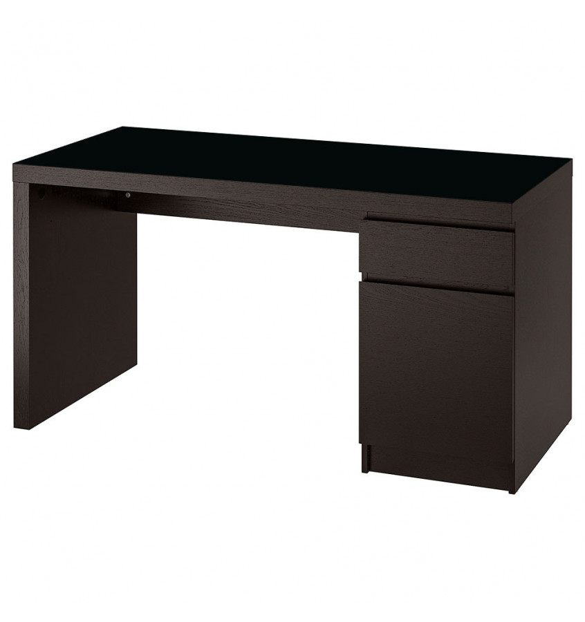 Podkładka 140x65cm na biurko MALM z IKEA elastyczna mata ochronna - CZARNA