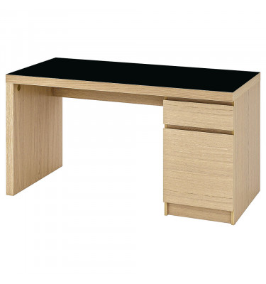 Podkładka 140x65cm na biurko MALM z IKEA elastyczna mata ochronna - CZARNA