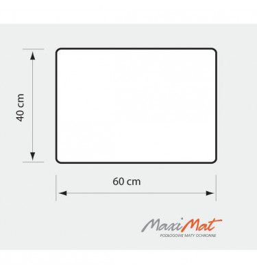 Podkładka DESKPAD na biurko lub stół 40x60cm kolor czarny gr. 17mm