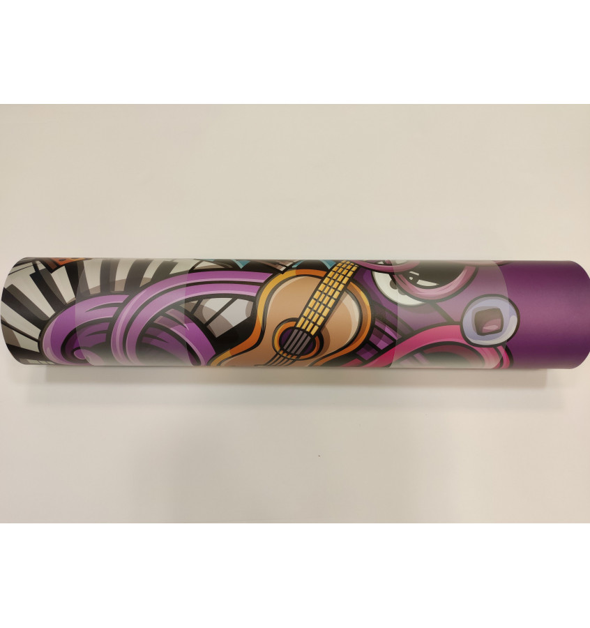 Maty ochronne 140x65cm na blat biurka MALM z IKEA - różowa