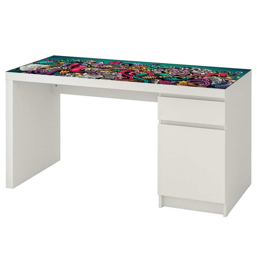 Mata na biurko MALM z IKEA elastyczna podkładka ochronna 140x65cm