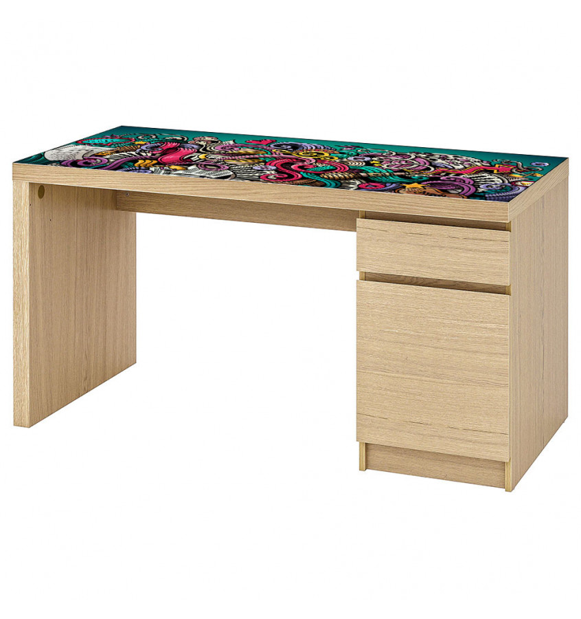 Mata na biurko MALM z IKEA elastyczna podkładka ochronna 140x65cm