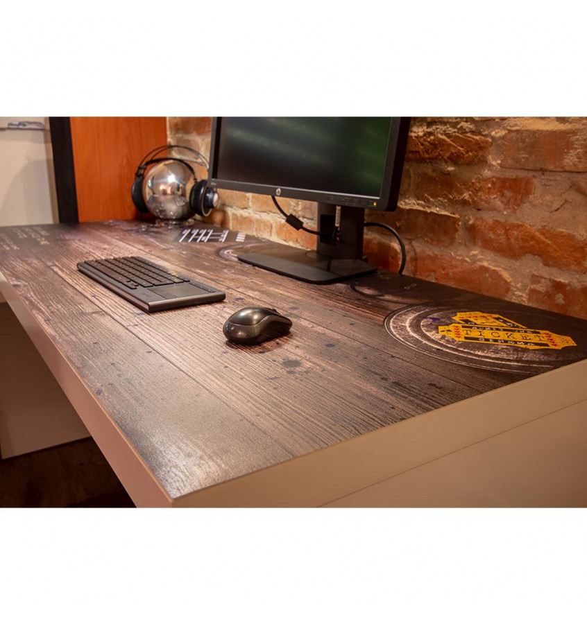 Antypoślizgowa miękka podkładka mata na biurko MALM 1 z IKEA 140x65cm ze wzorem