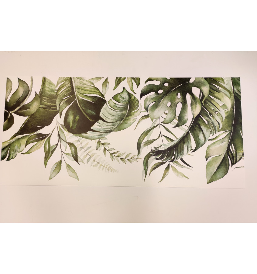 Mata na biurko 140x65cm MALM z IKEA podkładka ochronna EGZOTYCZNE LIŚCIE