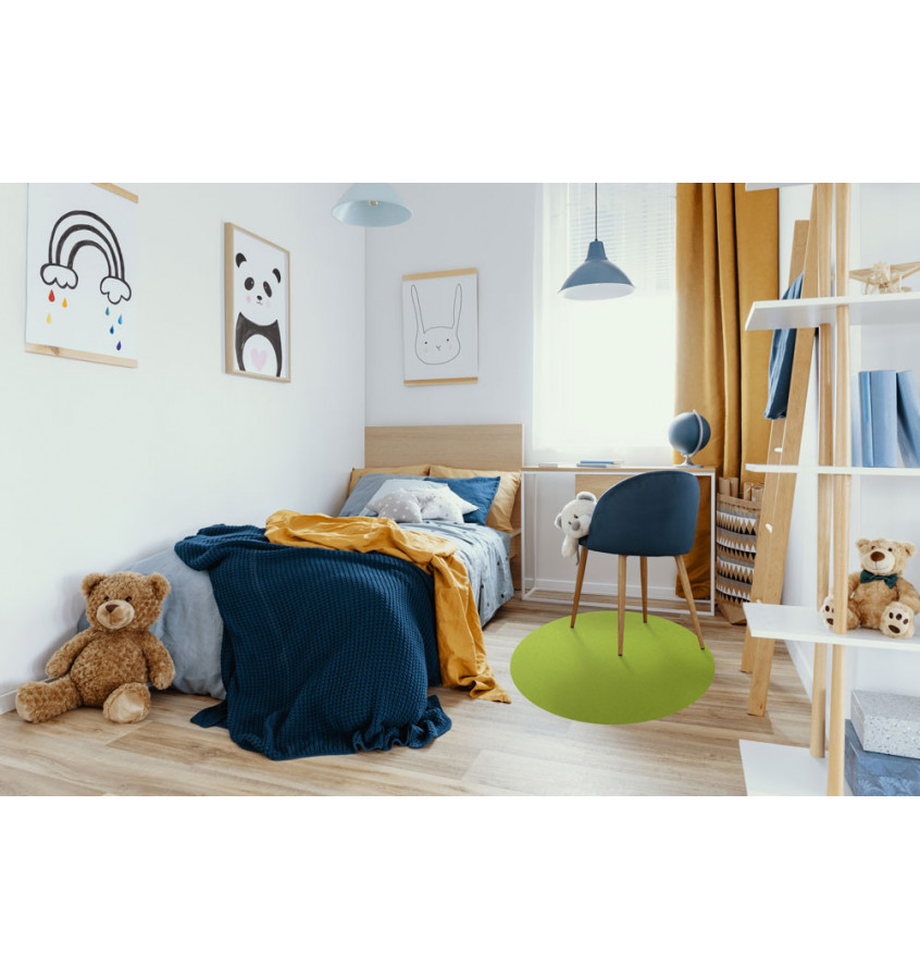 Mata ochronna NAKLEJANA fi 100cm - ZIELONA Stick