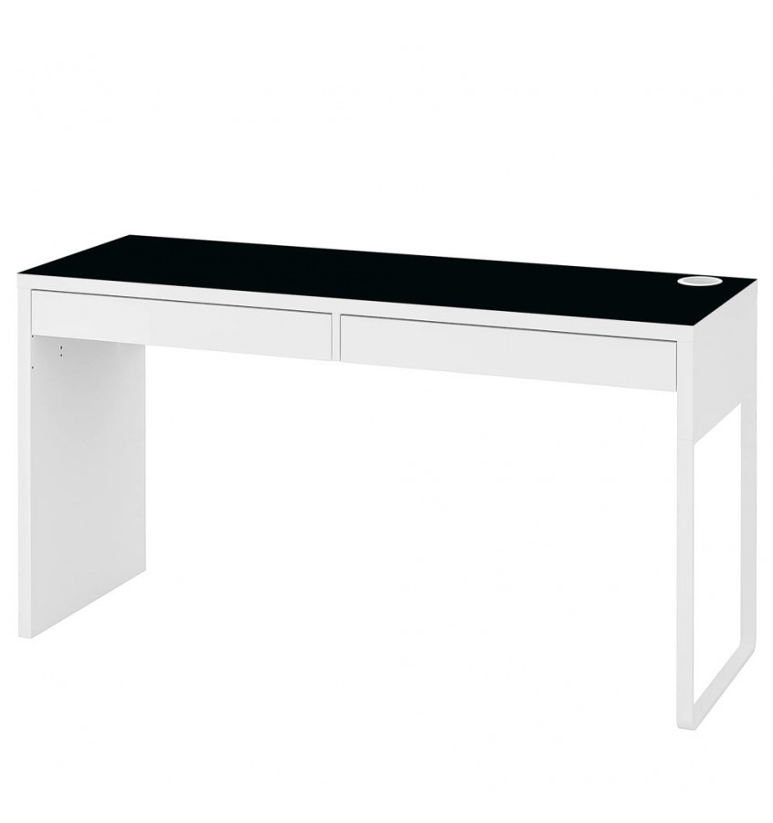 Podkładka 142x50cm na biurko MICKE z IKEA elastyczna mata ochronna - CZARNA