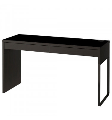 Podkładka 142x50cm na biurko MICKE z IKEA elastyczna mata ochronna - CZARNA