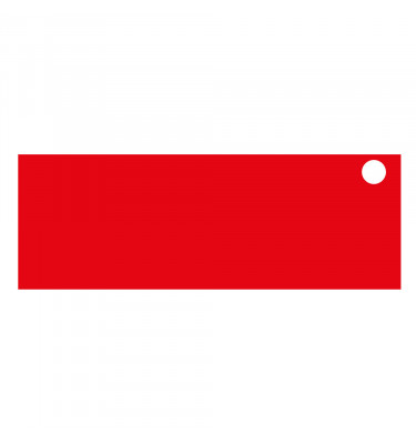 Mata na biurko MICKE z IKEA 142x50cm ochronna podkładka - CZERWONA