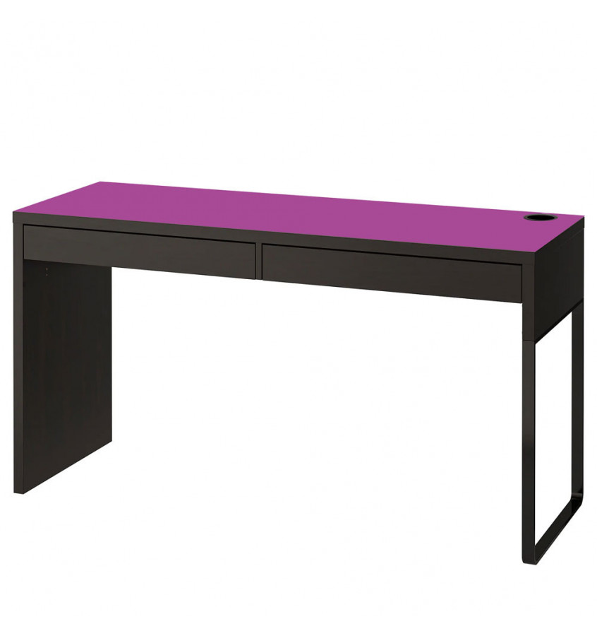 Podkładka 142x50cm na biurko MICKE z IKEA  - Fioletowa