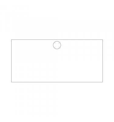 Mata na biurko MICKE z IKEA 105x50cm podkładka antypoślizgowa - BIAŁA