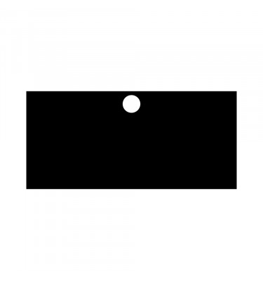 Podkładka 105x50cm na biurko MICKE z IKEA elastyczna mata ochronna - CZARNA