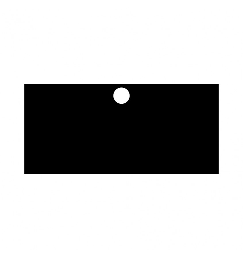 Podkładka 105x50cm na biurko MICKE z IKEA elastyczna mata ochronna - CZARNA