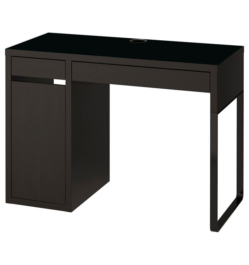 Podkładka 105x50cm na biurko MICKE z IKEA elastyczna mata ochronna - CZARNA