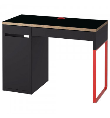 Podkładka 105x50cm na biurko MICKE z IKEA elastyczna mata ochronna - CZARNA