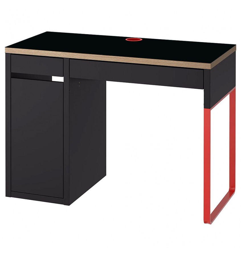 Podkładka 105x50cm na biurko MICKE z IKEA elastyczna mata ochronna - CZARNA