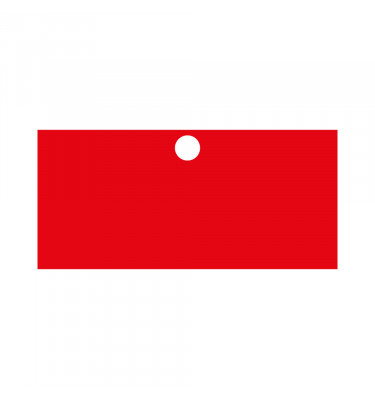 Mata na biurko MICKE z IKEA 105x50cm ochronna podkładka  - CZERWONA