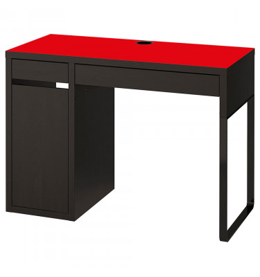 Mata na biurko MICKE z IKEA 105x50cm ochronna podkładka  - CZERWONA