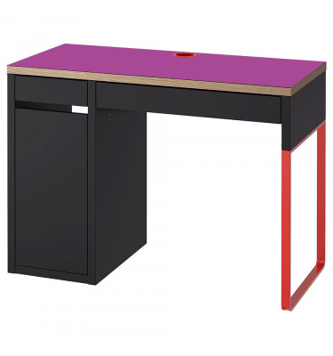 Podkładka na biurko MICKE z IKEA 105x50cm - Fioletowa mata ochronna